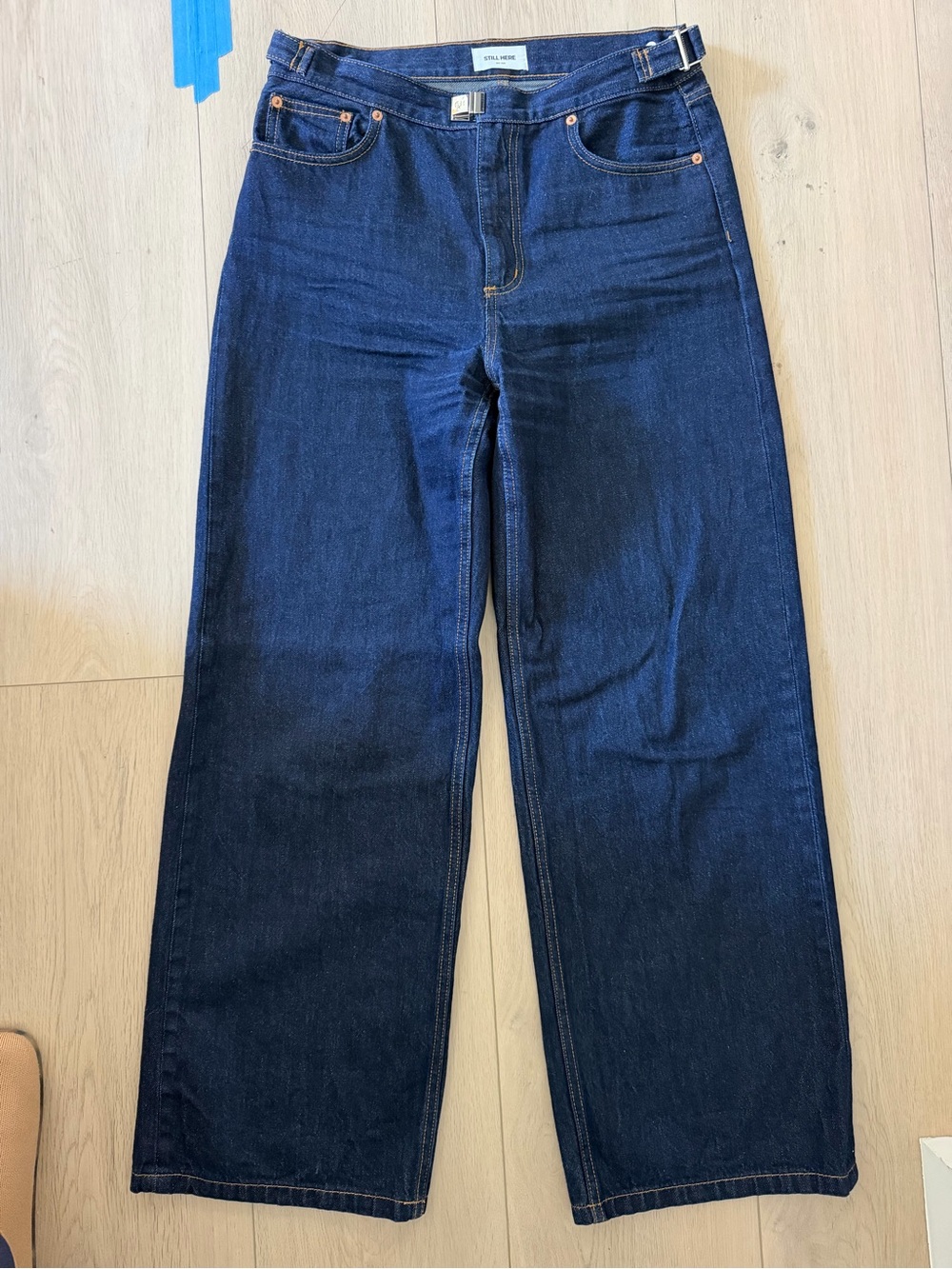 Still Here Buckle Jean in Indigo